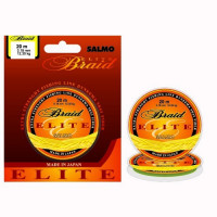 Леска плетеная Salmo ELITE BRAID YELLOW 91м 0.09мм 3,50кг