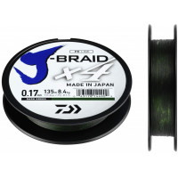 Шнур Daiwa J-Braid X4 135м*0,21мм*12,4кг зел.