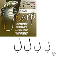 Крючок одинарный Cobra Carp Chinu 807NSB 10 шт.