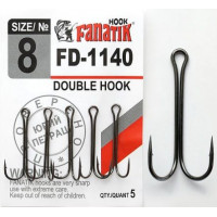 Двойные крючки Fanatik FD-1140 Double Hook