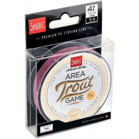 Плетеная леска Lucky John Area Trout Game Braid Pink 75m