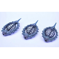 Кормушка Mad Carp Овал-арбуз с пружиной 60-100 гр.