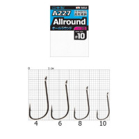 Крючок одинарный Cobra Pro Allround A227 6-10 шт.