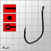 Крючок одинарный Metsui Aji