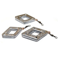 Грузило свинцовое Ромб с вертлюгом