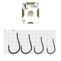 Крючок одинарный Cobra Carp Chinu 807NSB