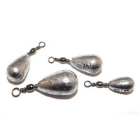 Грузило свинцовое Капля с вертлюгом