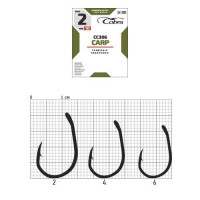 Крючок одинарный Cobra Carp CC306