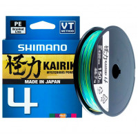 Леска плетёная Shimano Kairiki 4 PE 0.315мм 29.9кг 150м многоцветная
