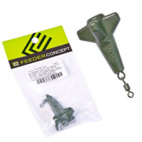 Груз маркерный Feeder Concept Klin с вертлюгом 56г green