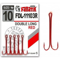 Двойные крючки удлиненные Fanatik FDL-11103 Red