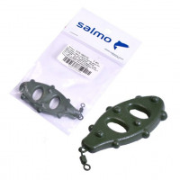 Груз Salmo с вертлюгом Turtle Swivel Green 100г