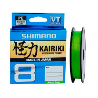 Леска плетёная Shimano Kairiki 8 PE 0.130мм 8.2кг 150м зеленая