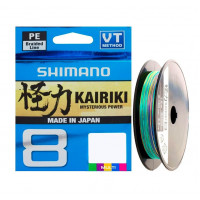 Леска плетёная Shimano Kairiki 8 PE 0.230мм 22.5кг 150м многоцветная