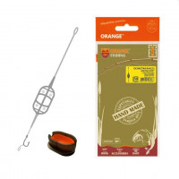 Оснастка карповая Orange №41/1 Classic Flat Method Leadcore + Mould под бойл (30г)