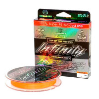 Шнур плетеный Kosadaka Infinity 150м (0,04мм) Orange