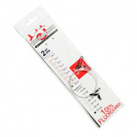 Поводки Lucky John Fluorocarbon Bigbait d1,00мм/32кг/70см/2шт.