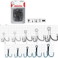 Крючки-тройники Cobra CT330 (25 шт.) разм.004