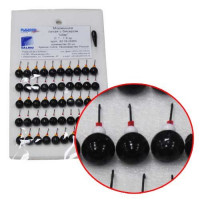 Мормышки свинцовые Шар набор 50 шт. (черные)