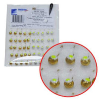 Мормышки свинцовые Шар с люминофором набор 50 шт.