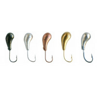 Мормышки вольфрамовые Dixxon-Rus чесночинка с отверстием