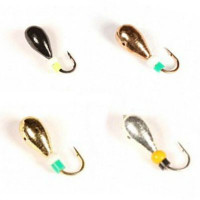 Мормышки свинцовые Dixxon Капля с отверстием d 6 — 0.85 гр.