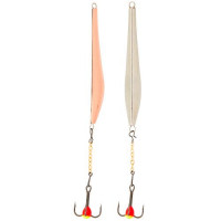 Блесна вертикальная зимняя Lucky John Double Blade 45мм CS