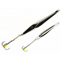 Блесна вертикальная зимняя Lucky John Shiner 75мм, 11г (Silver)