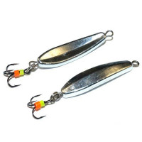 Блесна вертикальная зимняя судаковая «Течение» с тройником Owner 3,5г 30мм