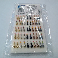 Мормышки литые Муравей с бисером Набор 50 шт.