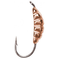 Мормышка Lucky John личинка с петелькой 3,0мм 0,60г 5 шт. цв.03