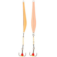 Блесна вертикальная зимняя Lucky John Double Blade 65мм GC