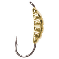 Мормышка Lucky John личинка с петелькой 4,0мм 1,0г 5 шт. цв.02