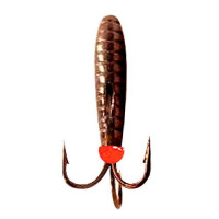 Мормышка Lucky John чертик с отверстием 2,6мм 0,50г 5 шт. цв.04