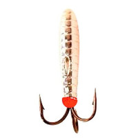 Мормышка Lucky John чертик с отверстием 2,6мм 0,50г 5 шт. цв.01