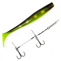 Приманка Lucky John 3D BBS Series Giant Kubira Swim Shad 9,0″ (22,9см) PG21 + Stinger L