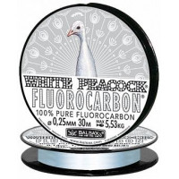 Леска зимняя монофильная BALSAX White Peacock Fluorocarbon