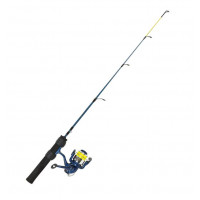 Зимняя удочка RAPALA с катушкой и намотанной леской SUFIX SquallIce Combo 28″ / 71cm Medium